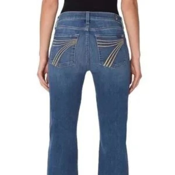 NWT 7FAM THE DOJO FLARE ORIGINAL TROUSER Size 29 - Picture 6 of 11